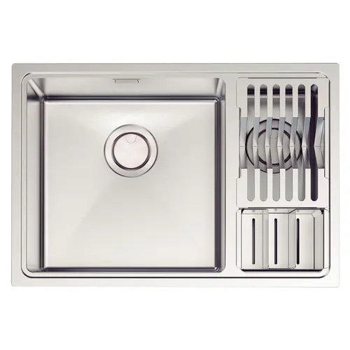 Tramontina Cuba Dupla 66x46 Quadrum Design Collection Inox C/Acess