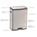 Tramontina Lixeira 45l Octos Inox