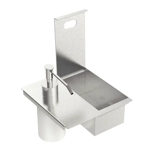 Tramontina Porta Esponja C/ Dosador Sabão Inox