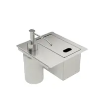 Tramontina Porta Esponja C/ Dosador Sabão Inox