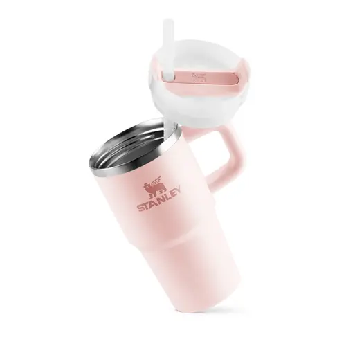 Stanley Copo Com Canudo Quencher 590ml Rose Quartz