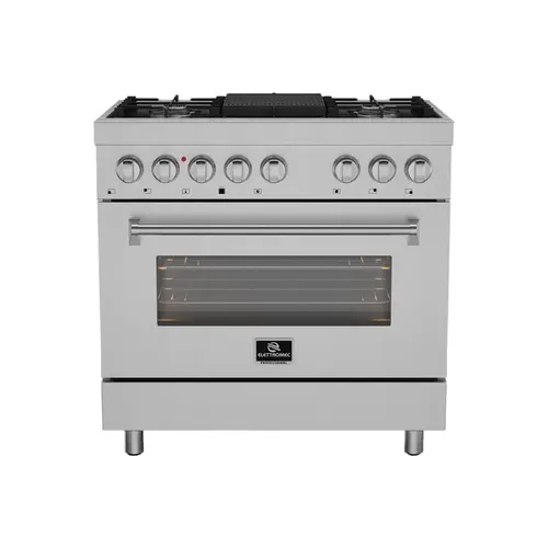 Elettromec Fogão 90cm 5Q Gás/Elétrico Professional 220v