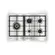 Elettromec Cooktop 75cm 5Q Gás Luce Bivolt