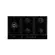 Elettromec Cooktop 90cm 5Q Vetro Bivolt