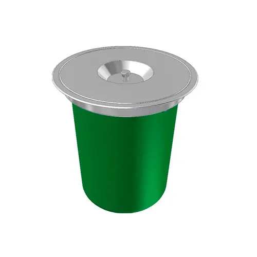 Franke Lixeira De Sobrepor Redonda 12l Plástico/Inox Altura 310mm