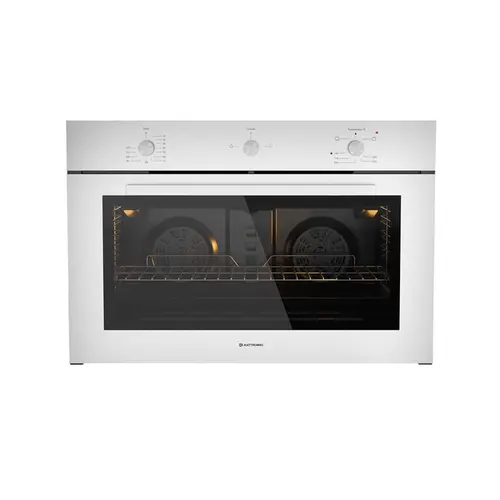 Elettromec Forno 90cm Embutir Gás Luce Inox 220v