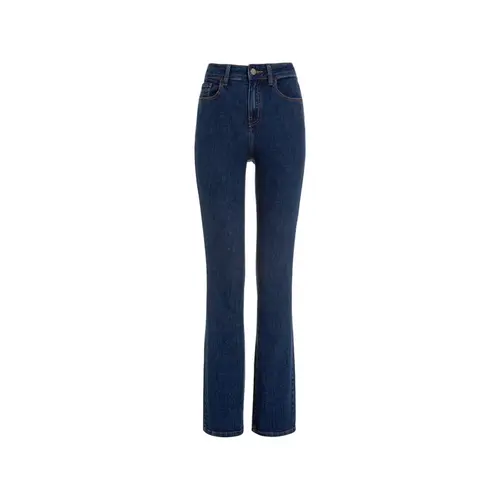 Le Lis Calça Paula Reta Jeans Médio