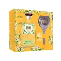 Draco Kit Gin Neroli 750ml + Taca Personalizada