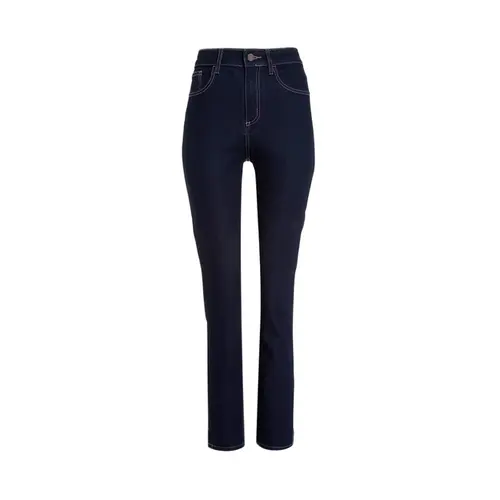 Le Lis Calça Jeans Paula Tradicional Escuro