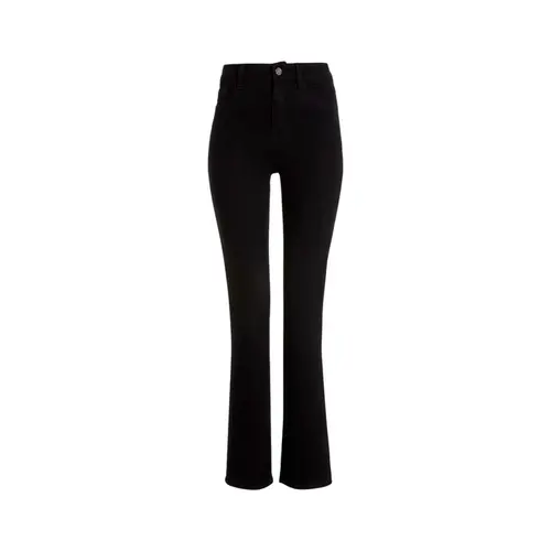 Le Lis Calça Paula Reta Jeans Black Escuro