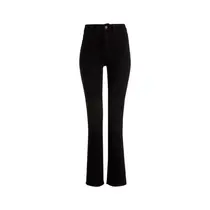 Le Lis Calça Paula Reta Jeans Black Escuro