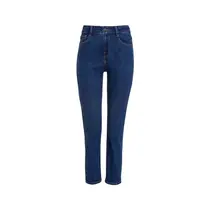 Le Lis Calça Paula Reta Curta Jeans Médio