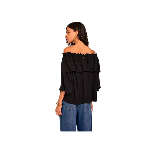 Le Lis Blusa Daisy Preto