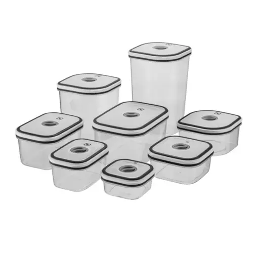 Electrolux Ud Kit Potes Plastico 08 Unidades Cinza