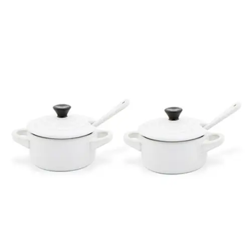 Le Creuset Kit 2 Potes Molho E Condimento Branco