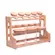 Wolff Conj. C/ 8 Potes Em Borossilicato Com Tampa Hermetica E Rack Em Bambu 500ml/120ml