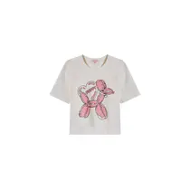 Le Lis Petit Camiseta Cachorrinho Off White