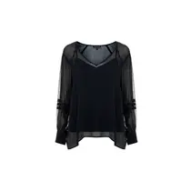 Le Lis Blusa Alana Azul Marinho
