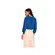 Le Lis Blusa Debbie Azul Médio