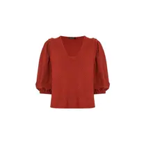 Le Lis Blusa Aure Laranja Médio
