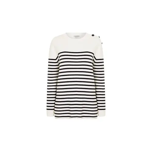 Le Lis Blusa Pull Listrado Off & Marinho