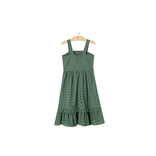 Le Lis Petit Vestido Jéssica Verde Militar