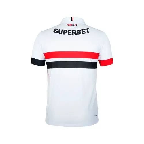 New Balance Camisa M São Paulo I Torcedor 2024 Bco/Vrm/Pto