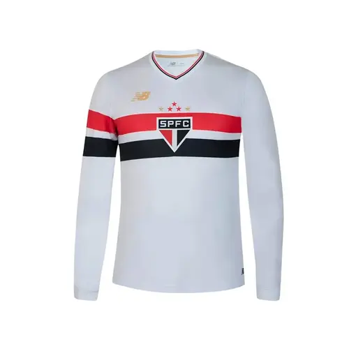 New Balance Camisa U Manga Longa São Paulo I 2025 (BVP)