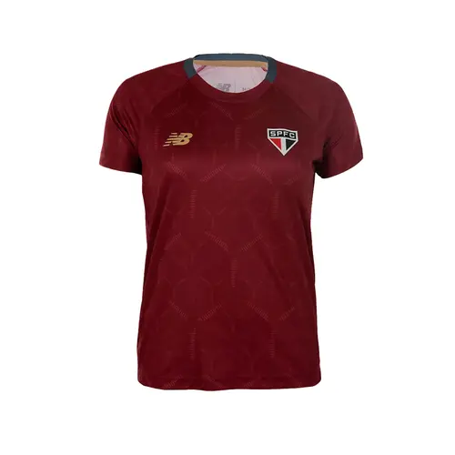 New Balance Camisa F são Paulo Treino 2025 BMVE/MCR