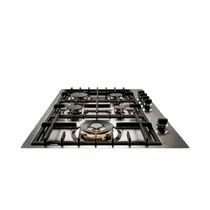 Tecno Cooktop Gás 75cm 5Q Tripla Chama Filotop Original Inox Escovado 220v