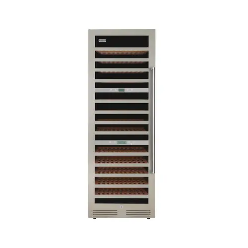 Tecno Adega 141 Garrafas 415L 3 Zonas Abertura Esquerda Professional Inox 220v