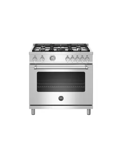 Bertazzoni Fogão Gás 91cm 5Q Forno Duplo Master Inox 220v