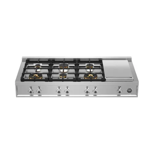 Bertazzoni Range Top 120cm 6Q + Chapa Professional Inox 127v