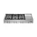 Bertazzoni Range Top 120cm 6Q + Chapa Professional Inox 127v