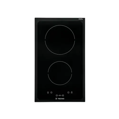 Tecno Cooktop Elétrico 2 Zonas de Aquecimento Preto 220v