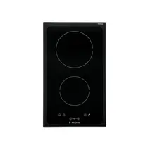 Tecno Cooktop Elétrico 2 Zonas de Aquecimento Preto 220v