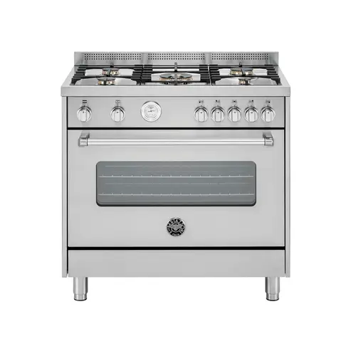 Bertazzoni Fogão Gás 90cm 5B Forno Elétrico Master Inox 220v
