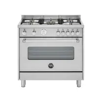 Bertazzoni Fogão Gás 90cm 5B Forno Elétrico Master Inox 220v