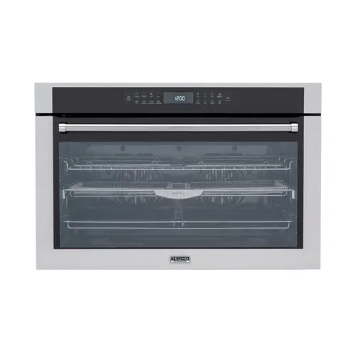 Tecno Forno Embutir 90cm Elétrico 138L Air Fry Escovado Professional 220v