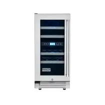 Tecno Adega 23 Garrafas 80L Abertura Esquerda Inox 220v