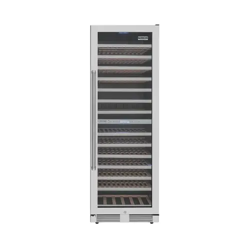 Tecno Adega 163 Garrafas 425L Dual Zone Abertura Direita Professional Inox 220v
