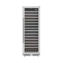 Tecno Adega 163 Garrafas 425L Dual Zone Abertura Direita Professional Inox 220v