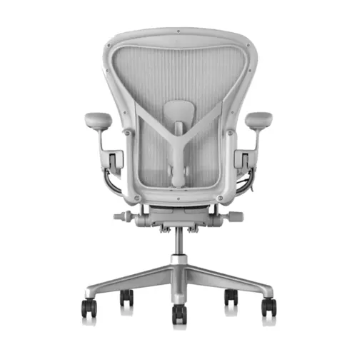 Herman Miller Cadeira Aeron Remasterizada Mineral/Base Dark Mineral E Rod C7