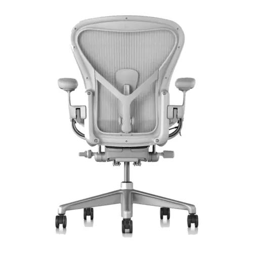 Herman Miller Cadeira Aeron Remasterizada Mineral/Base Dark Mineral E Rod C7 Tam B