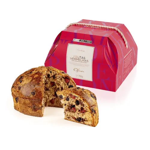 Ofner Panetone Genoves Frutas Vermelhas 750g