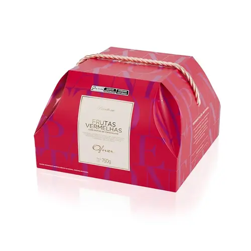 Ofner Panetone Genoves Frutas Vermelhas 750g