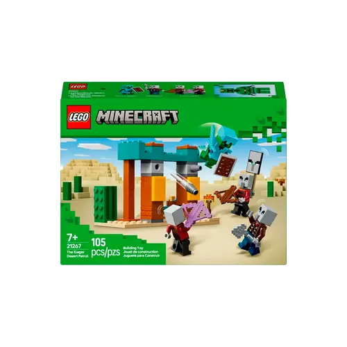 Lego Minecraft A Patrulha de Illagers No Deserto