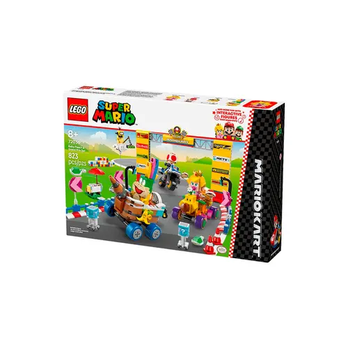 Lego Super Mario Kart Conjunto Bebê Peach e Grande Prêmio