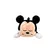 Fun Disney Pelúcia Clipon Dormindo Mickey 12cm