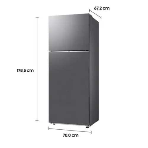 Samsung Refrigerador 411l Duplex Evolution Smart Things Inox Look Bivolt